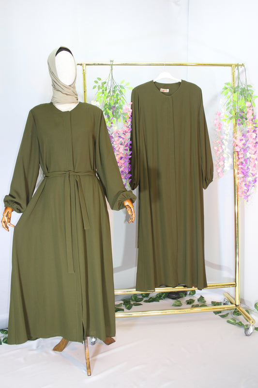 Islamic Women's clothing(Abaya,Simple belt)