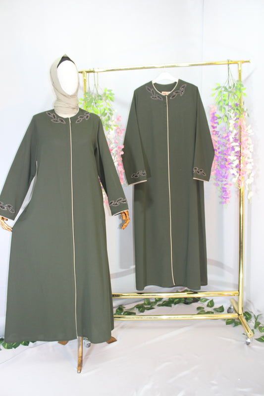 Islamic Women's clothing (Abaya,leaf silicon)