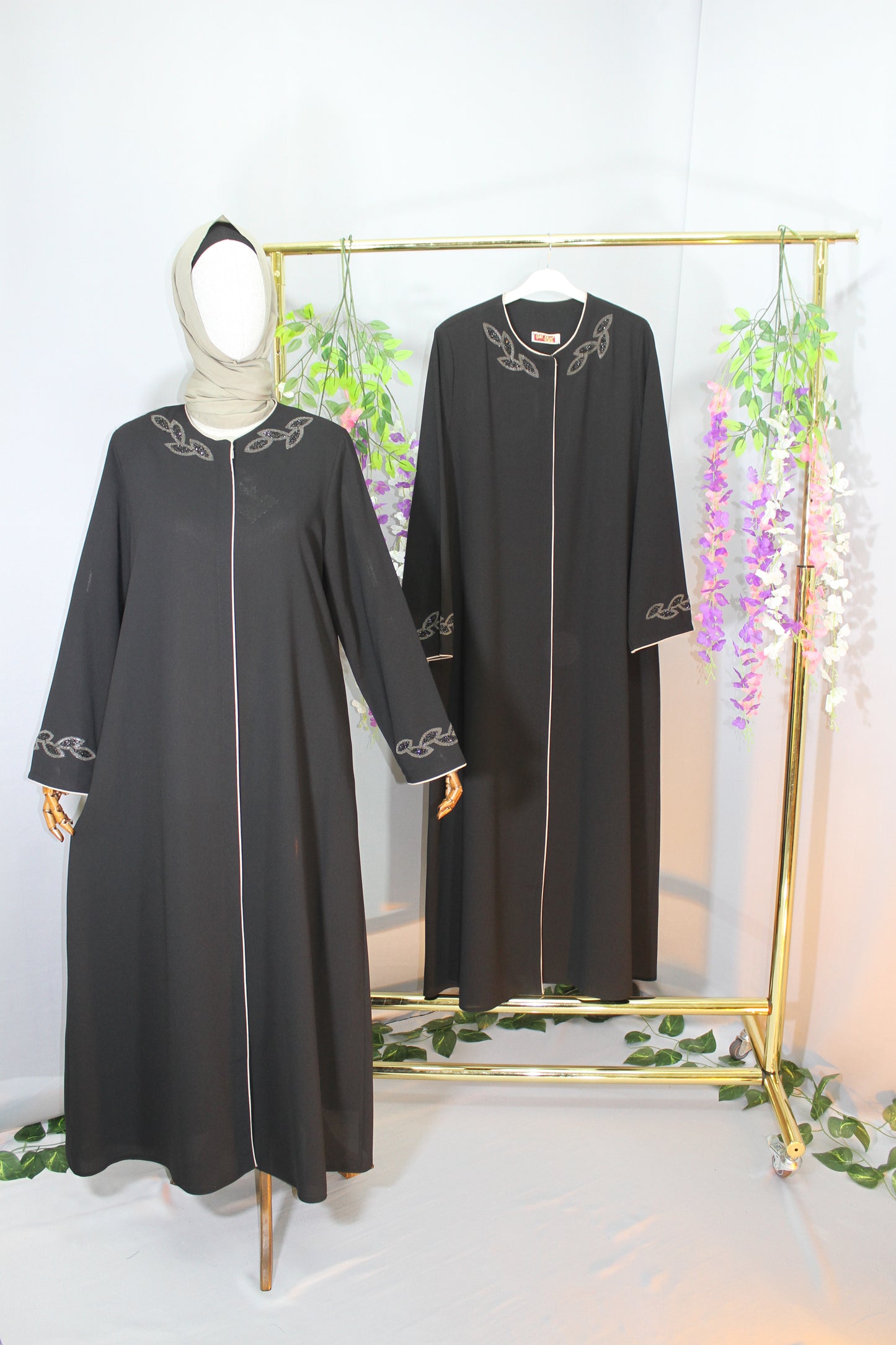 Islamic Women's clothing (Abaya,leaf silicon)